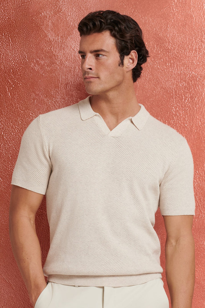 Maël – Textured Polo